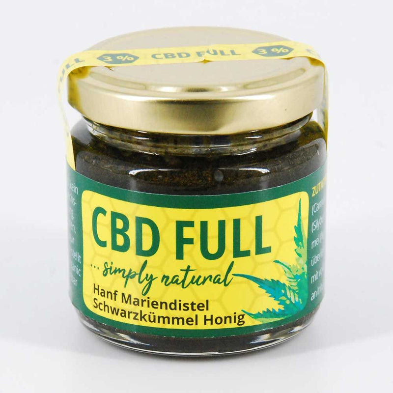 3% 100gr CBD FULL Hanf, Mariendistel, Schwarzkümmel, Honig