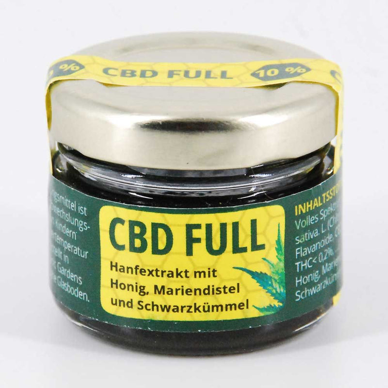 10% 20g CBD FULL Hanf, Mariendistel, Schwarzkümmel, Honig