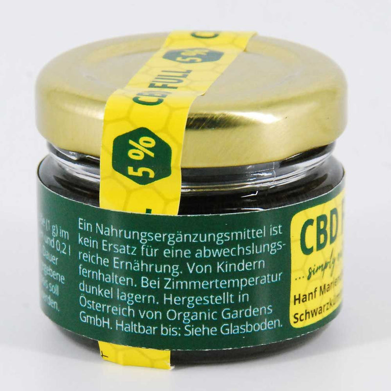 5% 20g CBD FULL Hanf, Mariendistel, Schwarzkümmel, Honig