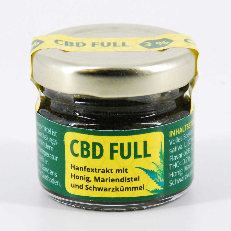 3% 30gr CBD FULL Hanf, Mariendistel, Schwarzkümmel, Honig