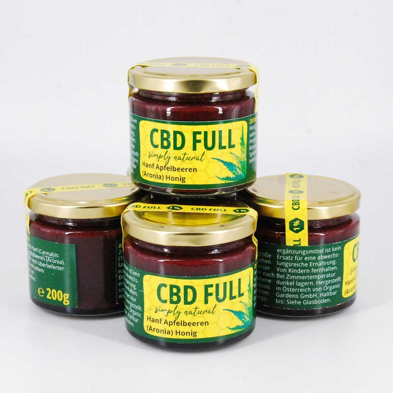 1% 50g CBD FULL Hanf, Aronia, Honig