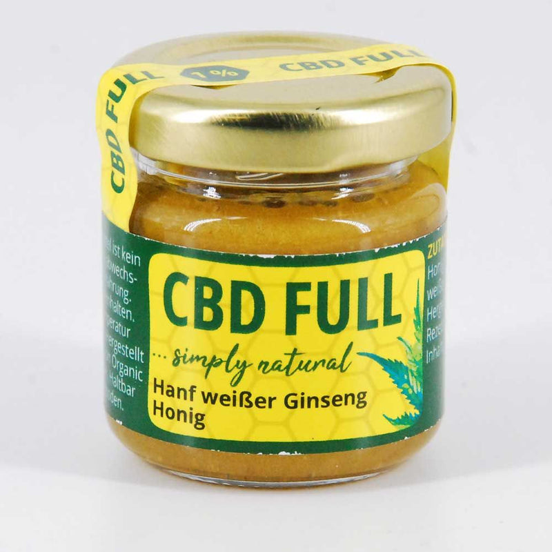 1% 50g CBD FULL Cannabis, Ginseng, Honig