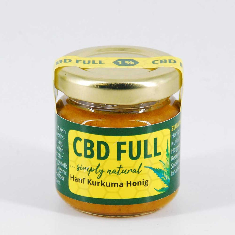 1% 50g CBD FULL Hanf, Kurkuma, Honig