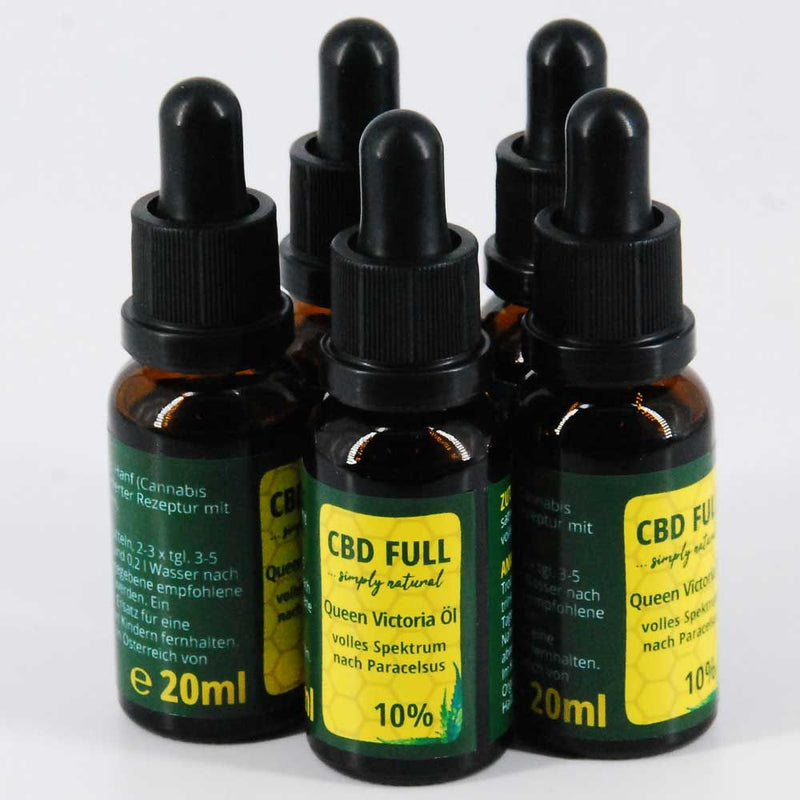 10% 20ml CBD FULL “Queen Victoria” Hanf Öl