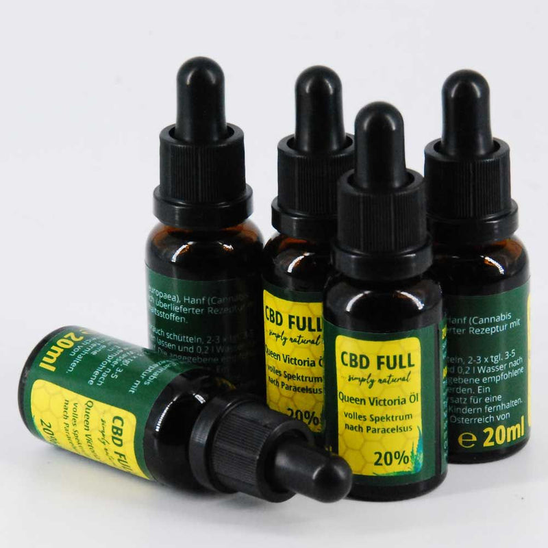 20% 20ml CBD FULL “Queen Victoria” Hanf Öl