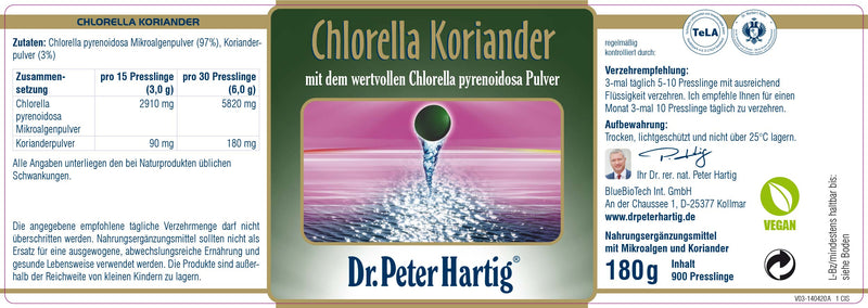 Chlorella Koriander 900